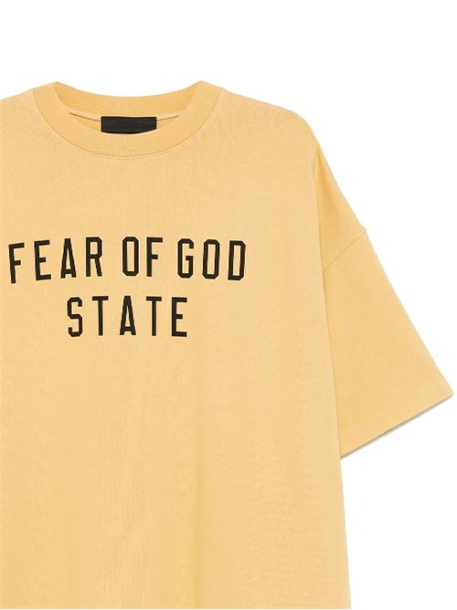 T-shirt with stamp FEAR OF GOD | 125BT242003FAMBER